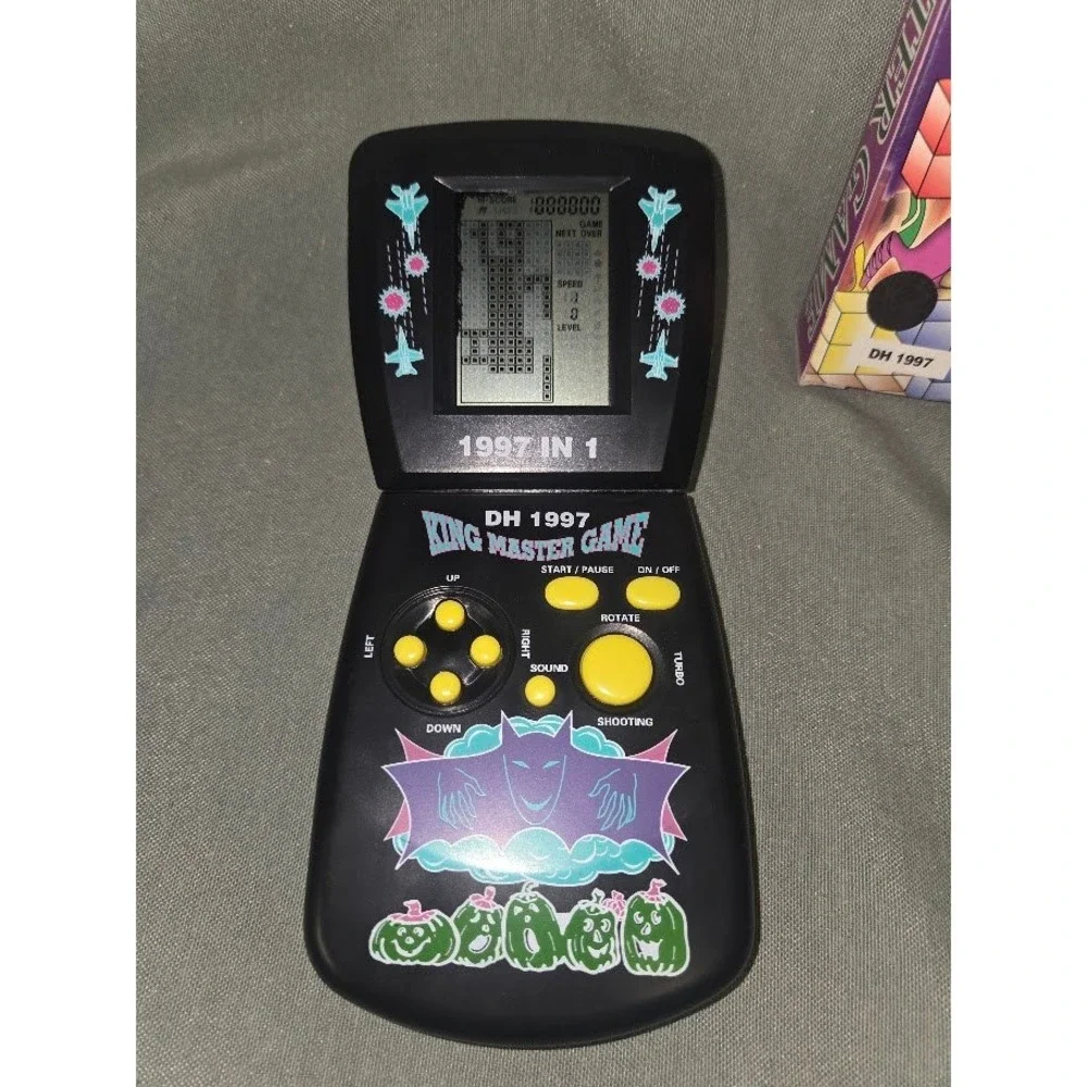 DH 1997 King Master Game 1997 in 1 Handheld LCD Brick Game Console with Box